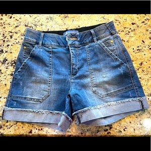 Selling like new Democracy Ab Solution jean shorts.